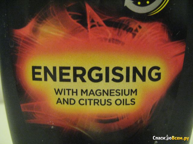 Гель Palmolive Men Energising 2 in 1 для тела и волос с магнезией и цитрусовым маслом