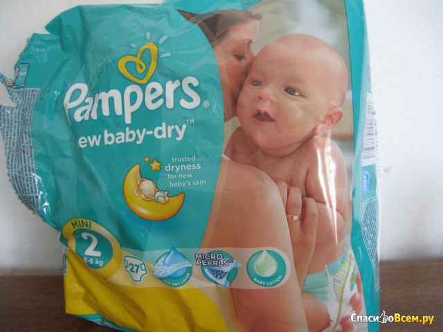 Подгузники Pampers New Baby-Dry mini 2