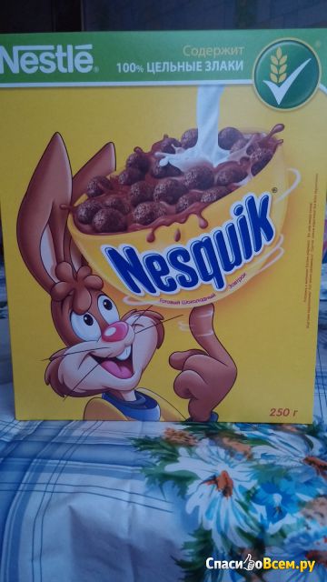 Готовый шоколадный завтрак Nesquik