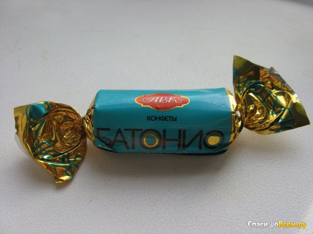 Конфеты АВК "Батонио" миндальный вкус