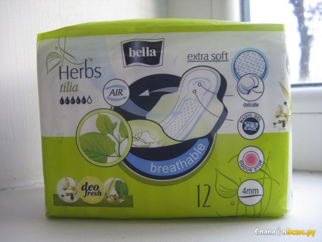 Прокладки гигиенические Bella Herbs Tilia Deo Fresh