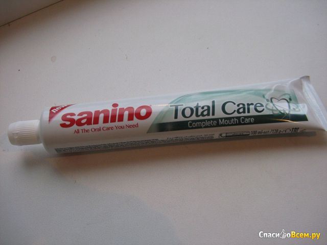 Зубная паста Sanino Total Care "Комплексный уход"