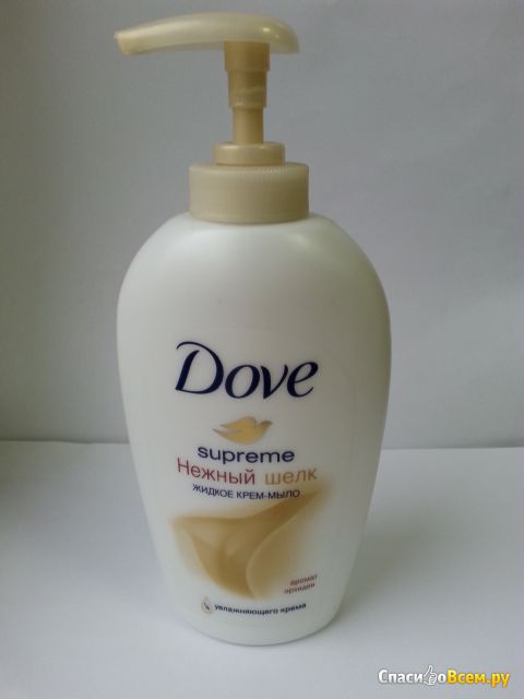 Жидкое крем-мыло Dove Supreme "Нежный шелк" аромат орхидеи