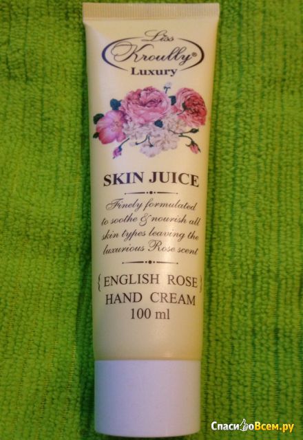 Крем для рук "Liss Kroully Luxury" Skin Juice English Rose