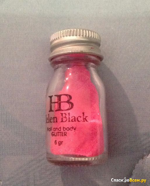 Блестящая пудра для ногтей и тела "Helen Black" №147