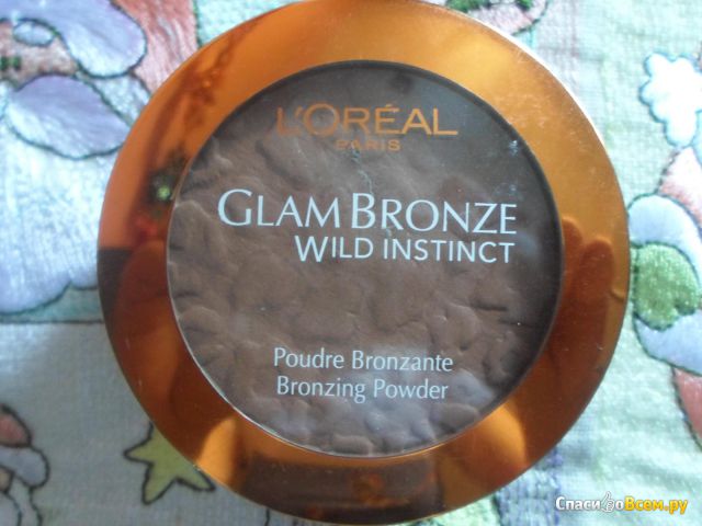 Бронзирующая пудра L'Oreal Glam Bronze Wild Instinct 303 Dark
