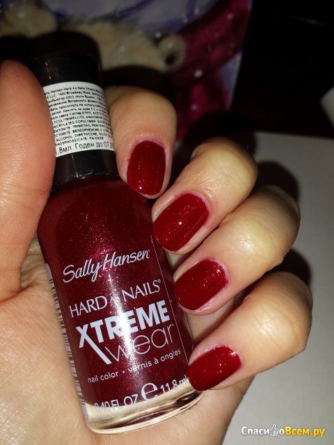 Лак для ногтей Sally Hansen Xtreme Wear №390 Red Carpet