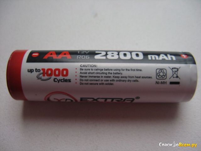 Аккумуляторы Extra Digital Ni-MH Rechargeable Battery AA 2800 mAh