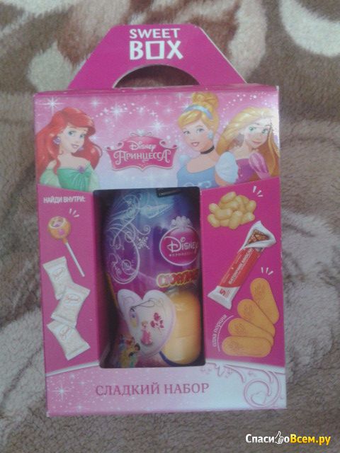 Подарочный набор Disney "Принцессы" Sweet Box "Сладкий набор" Конфитрейд