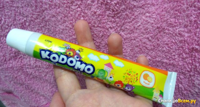 Детская зубная паста Kodomo with xylitol Orange