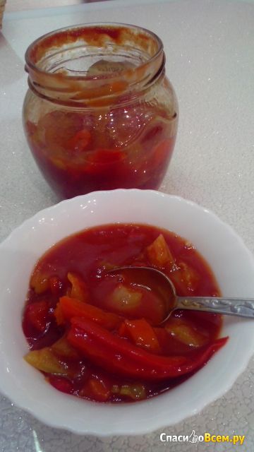 Консервы перец в томатном соусе Assortel "Лечо по-болгарски" стерилизованные
