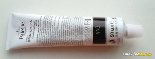 Стойкая крем-краска для волос Schwarzkopf "Интенсивный цвет" Palette VN3 Сливовый черный