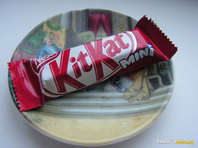 Молочный шоколад с хрустящей вафлей Kitkat Mini