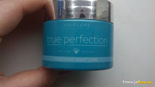 Крем для лица ночной Oriflame True Perfection Renewing Night Care Silk tree extract