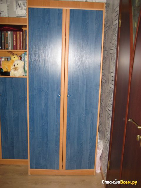 Детская мебель стенка "Юниор" синий GERA-мебель BRW