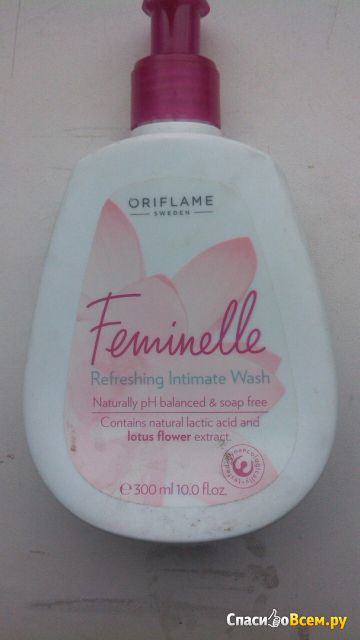 Освежающее очищающее средство для интимной гигиены Oriflame «Феминэль»