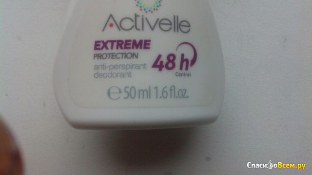 Шариковый дезодорант-антиперспирант Oriflame Activelle Extreme Protection "Экстремальная защита"