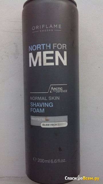 Пена для бритья для нормальной кожи Oriflame North For Men Normal Skin Shaving Foam