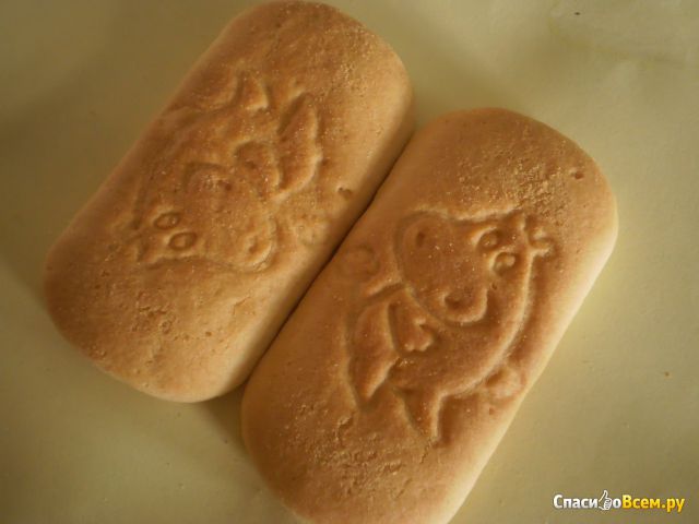 Детское печенье "Бегемотик Бонди" обогащенное кальцием
