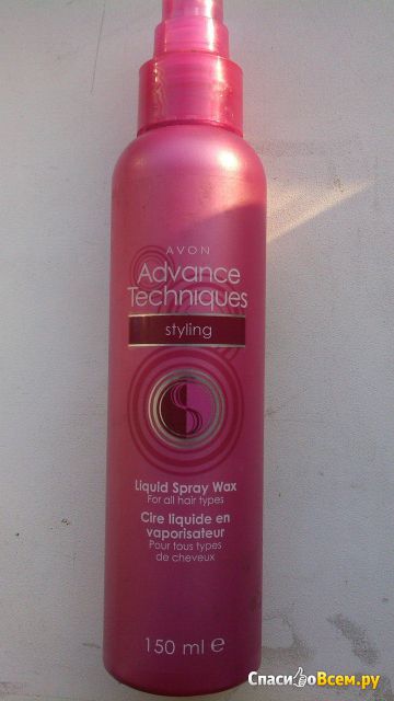 Жидкий спрей-воск для волос Avon Advance Techniques
