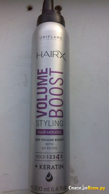 Мусс для укладки волос Oriflame HairX Volume Boost Styling Hair Mousse "Эксперт-Стайлинг"
