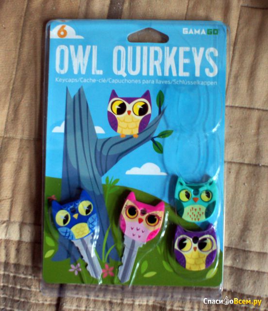 Крышки для ключей GamaGo "Owl Quirkeys"