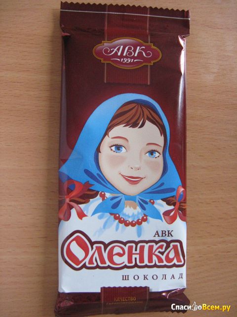 Шоколад АВК "Оленка"