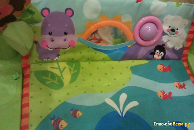 Музыкальный коврик Joy Toy "Умный малыш" дуга с подвесными игрушками