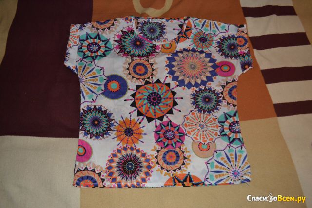 Женская блузка The flowers bloom YWC005 Summer Women Print Chiffon Shirt