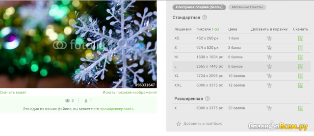 Сайт Fotolia.ru