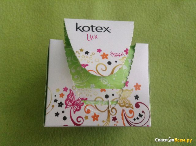 Ежедневные прокладки Kotex Lux SuperSlimDeo с ароматом алоэ вера