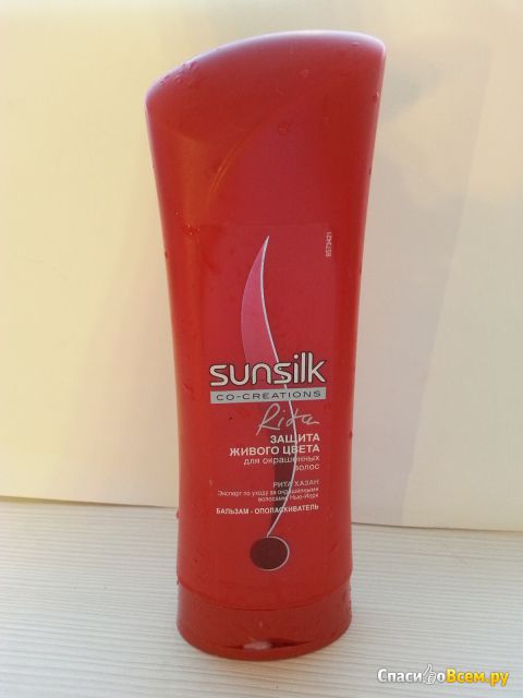 Бальзам-ополаскиватель для окрашенных волос Sunsilk Co-creations "Защита живого цвета"