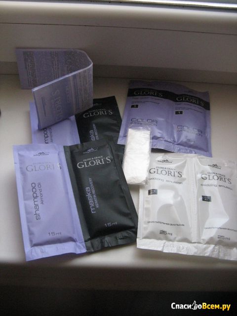 Стойкая крем-краска для волос Gloss & Grace «Glori’s» Color Impression Double Coloration 1.2 Черный