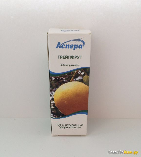 Эфирное масло "Грейпфрут" Аспера 100% натуральное