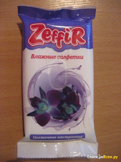 Влажные салфетки Zeffir "Цветочное настроение"