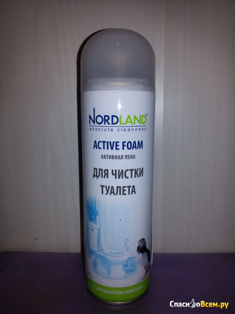 Пена для чистки туалета NordLand с ароматом лимона