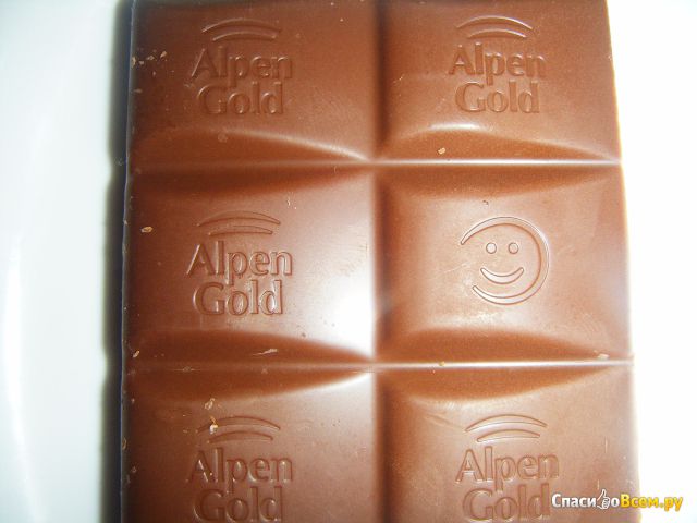 Молочный шоколад Alpen Gold