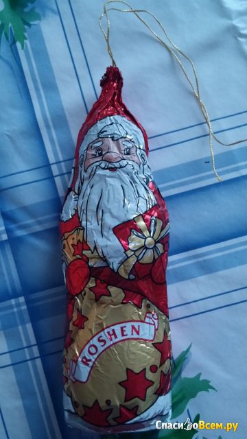 Молочный шоколад фигурный Roshen "Дед Мороз"