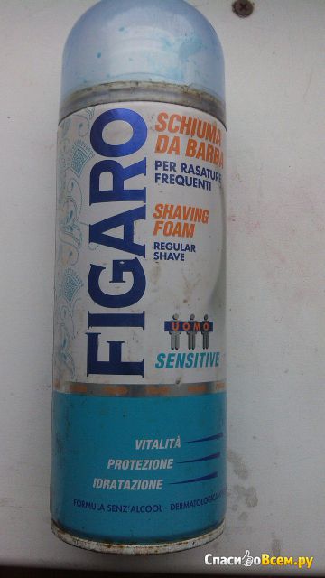 Пена для бритья "Figaro" для чувствительной кожи
