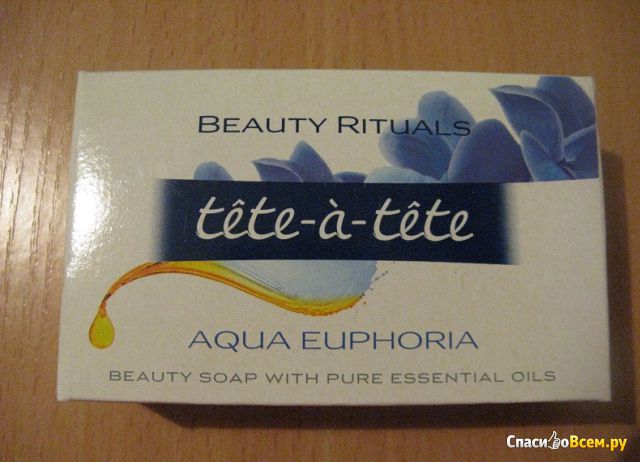 Мыло Beauty Rituals «Tete-a-Tete» Aqua Euphoria Beauty Soap With Pure Essential Oils