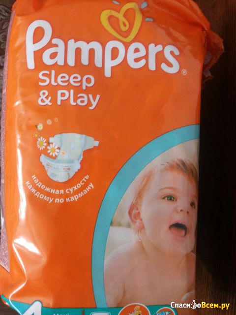 Подгузники Pampers Sleep & Play