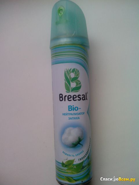 Bio-нейтрализатор запаха Breesal нежность хлопка