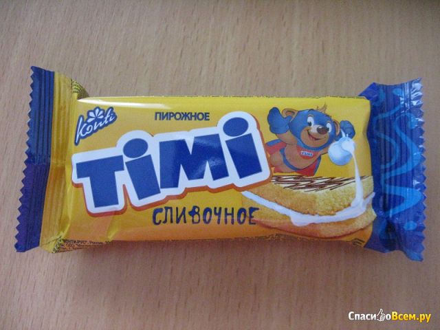 Пирожное Konti «Timi» сливочное