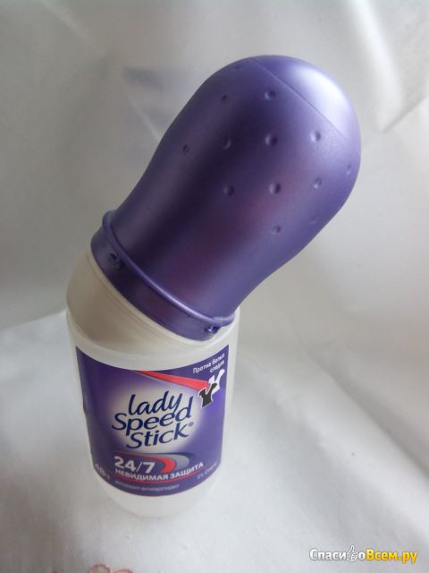 Роликовый дезодорант-антиперспирант Lady Speed Stick 24/7 "Невидимая защита" против белых следов