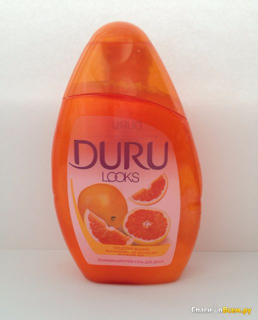 Крем-гель для душа Duru Looks "Поцелуй жизни" Восстанавливающее действие для истощенной кожи