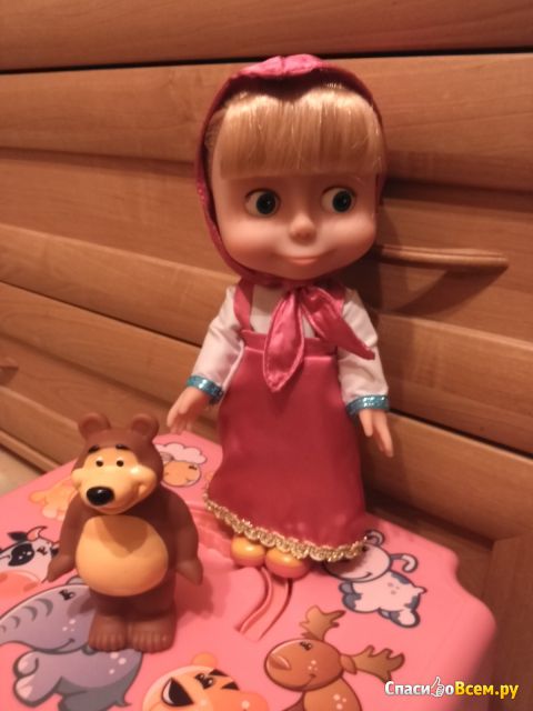 Кукла "Карапуз" Маша + игрушка Медведь