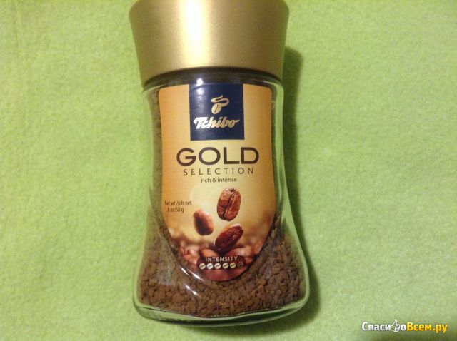 Кофе Tchibo Gold Selection растворимый