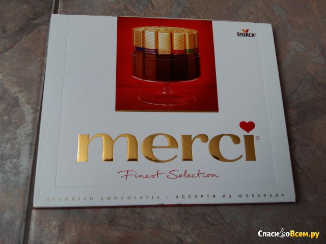 Шоколадные конфеты "Merci" ассорти