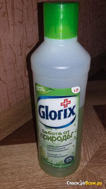 Чистящее средство для пола Glorix "Цветущая яблоня и ландыш"