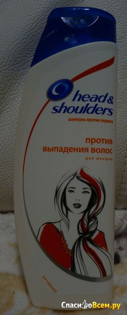 Шампунь против перхоти Head&Shoulders против выпадения волос для женщин